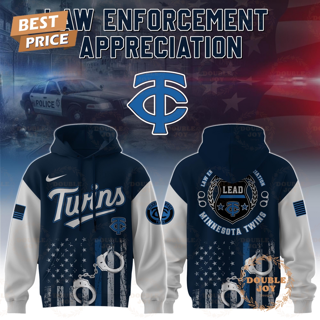 Minnesota Twins Law Enforcement Appreciation Day 2025 Special Edition Hoodie Minnesota Twins Law Enforcement Appreciation Day 2025 Special Edition Hoodie