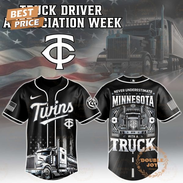 Minnesota Twins Truck Driver Appreciation Week 2025 Limited Edition Baseball Jersey