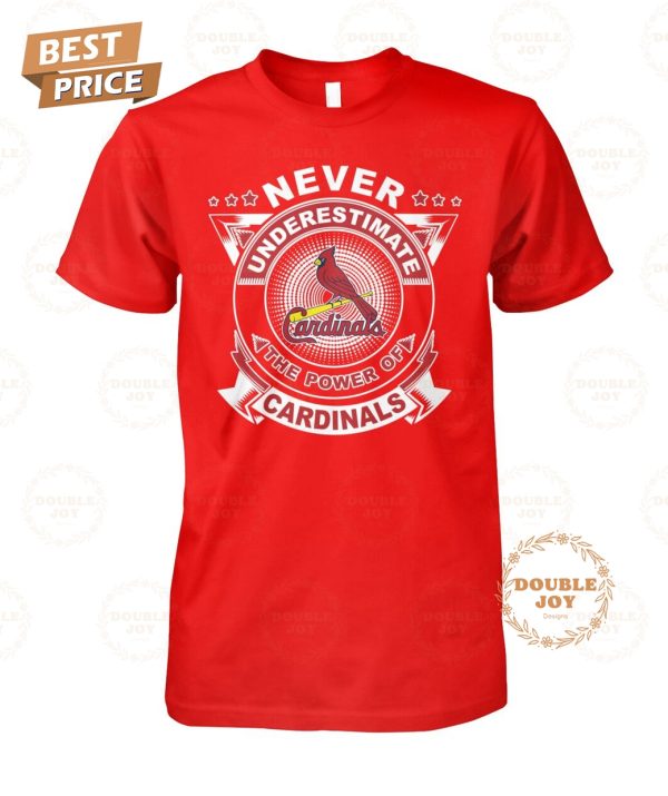 Never Underestimate The Power Of St. Louis Cardinals Limited Edition T-Shirt