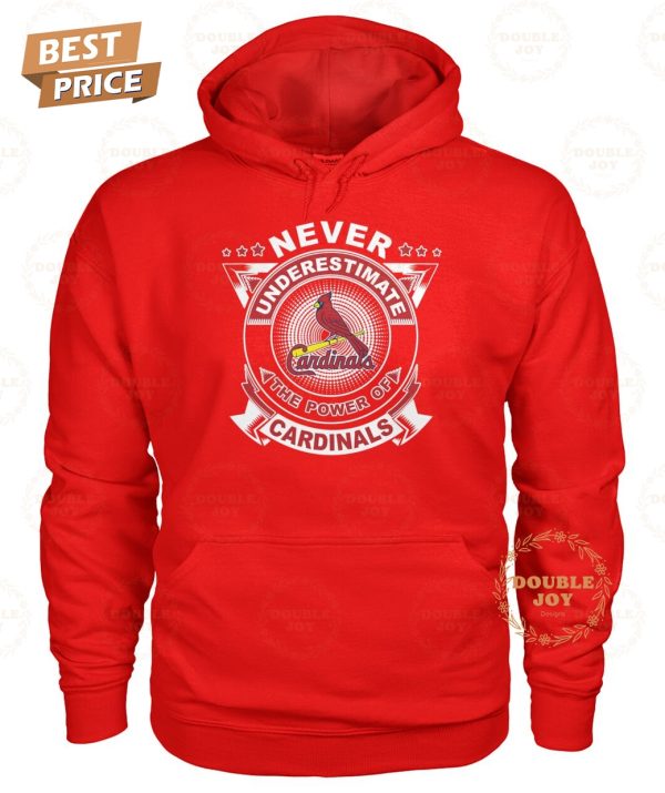 Never Underestimate The Power Of St. Louis Cardinals Limited Edition T-Shirt