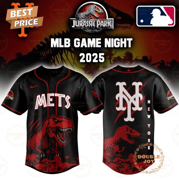New York Mets Jurassic Park Game Night 2025 Limited Edition Baseball Jersey