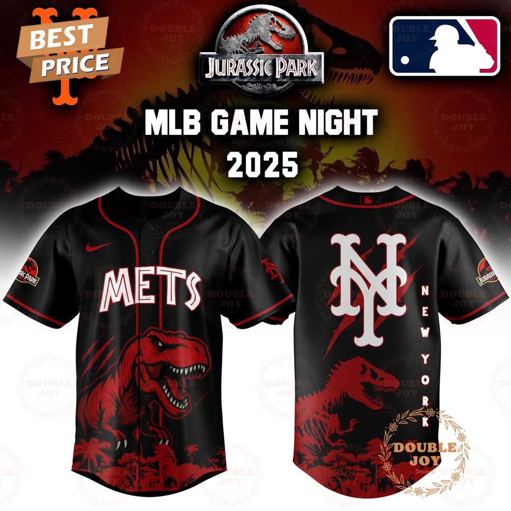 New York Mets Jurassic Park Game Night 2025 Limited Edition Baseball Jersey New York Mets Jurassic Park Game Night 2025 Limited Edition Baseball Jersey