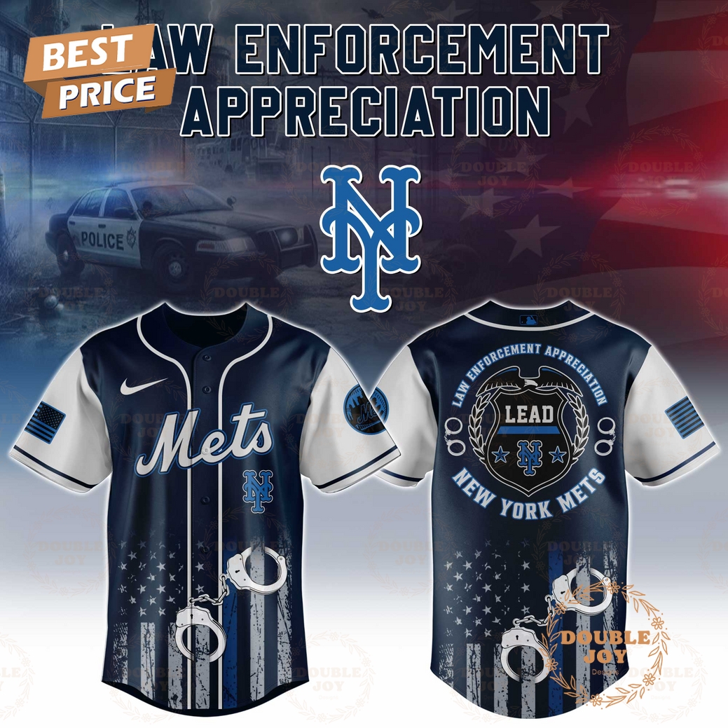 New York Mets Law Enforcement Appreciation Day 2025 Special Edition Baseball Jersey New York Mets Law Enforcement Appreciation Day 2025 Special Edition Baseball Jersey