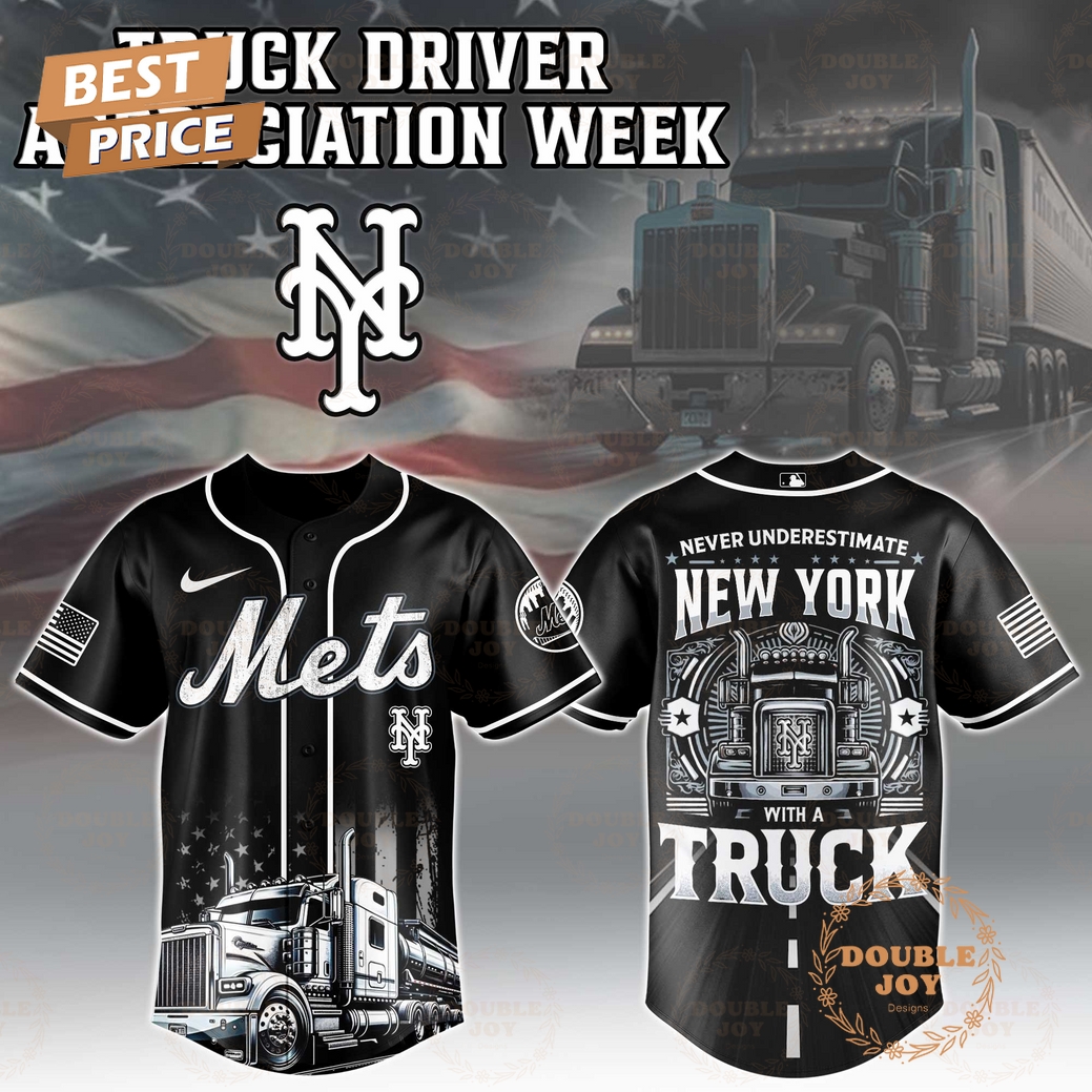 New York Mets Truck Driver Appreciation Week 2025 Limited Edition Baseball Jersey New York Mets Truck Driver Appreciation Week 2025 Limited Edition Baseball Jersey