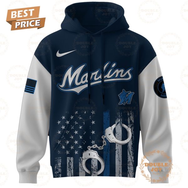 Miami Marlins Law Enforcement Appreciation Day 2025 Special Edition Hoodie