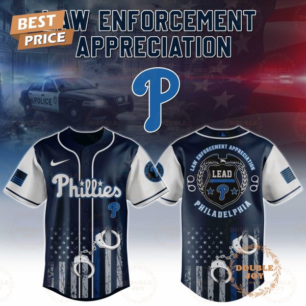 Philadelphia Phillies Law Enforcement Appreciation Day 2025 Special Edition Baseball Jersey