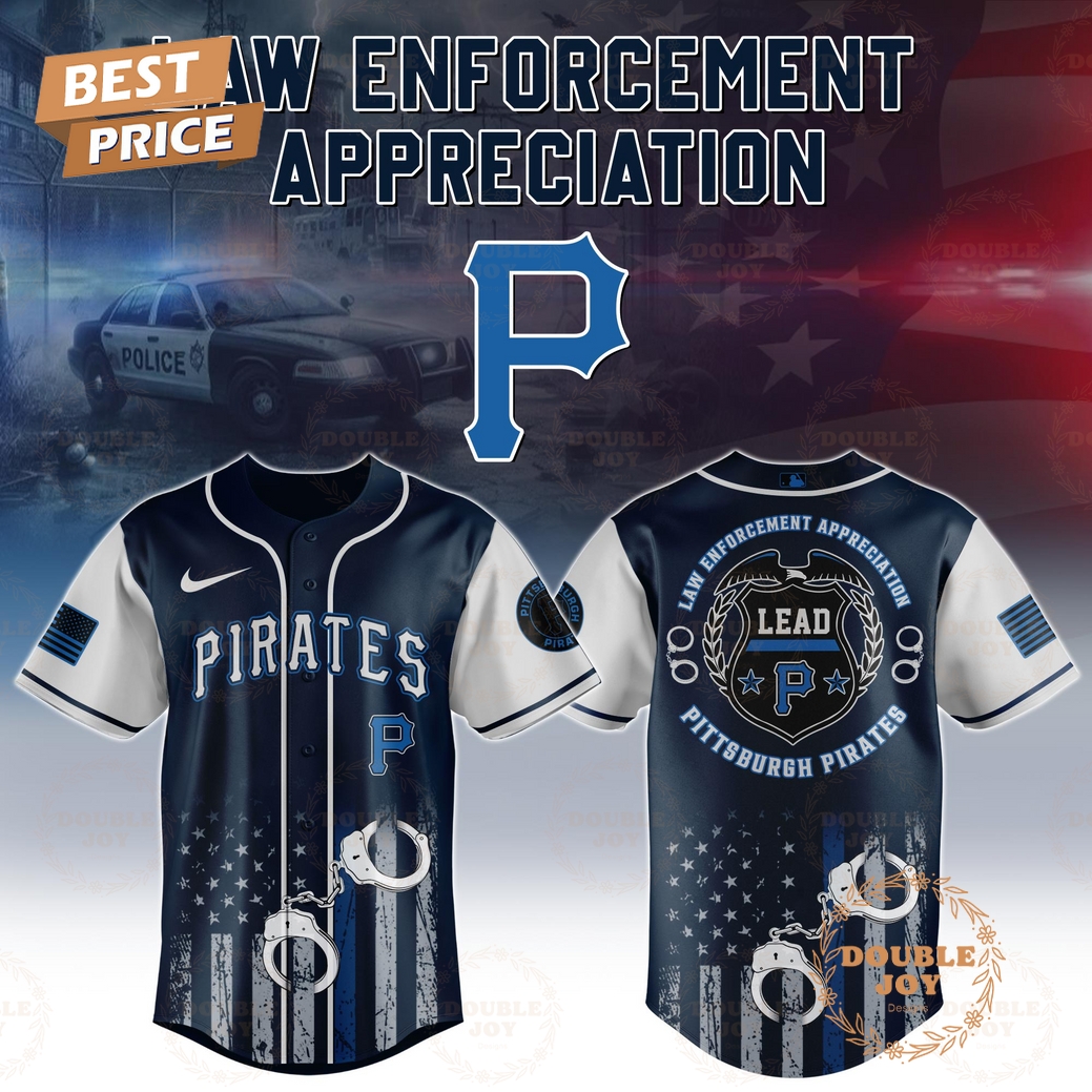 Pittsburgh Pirates Law Enforcement Appreciation Day 2025 Special Edition Baseball Jersey Pittsburgh Pirates Law Enforcement Appreciation Day 2025 Special Edition Baseball Jersey