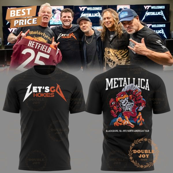 Let’s Go Virginia Tech Hokies Metallica 2025 Limited Edition Hoodie