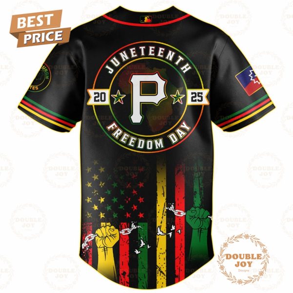 Pittsburgh Pirates Juneteenth Freedom Day 2025 Special Edition Baseball Jersey