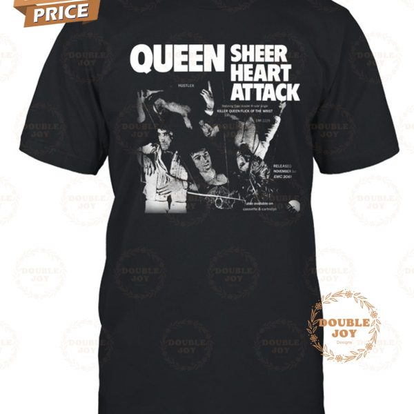 Queen Sheer Heart Attack 1974 T-Shirt
