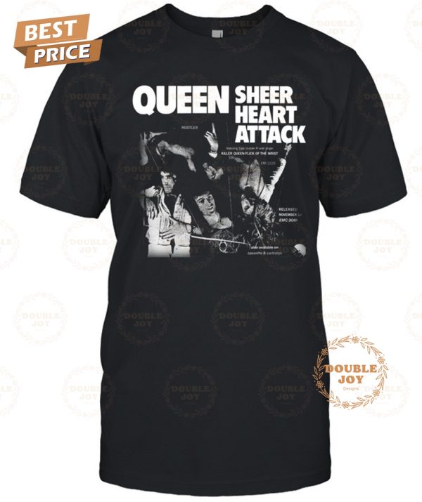 Queen Sheer Heart Attack 1974 T-Shirt