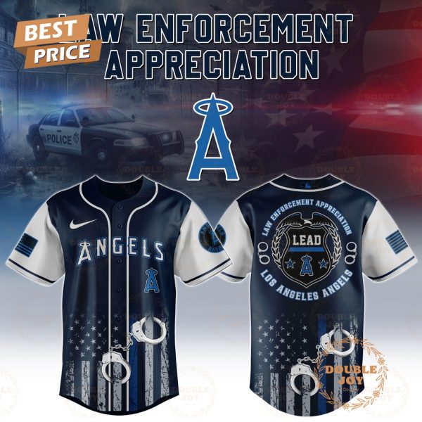 Los Angeles Angels Law Enforcement Appreciation Day 2025 Special Edition Baseball Jersey