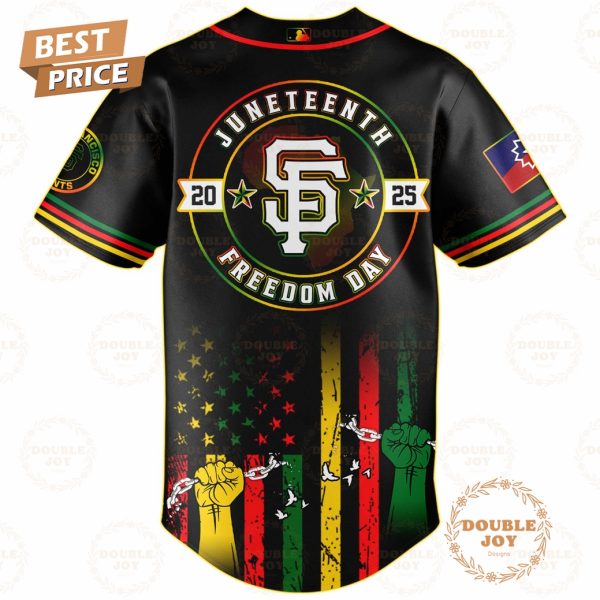San Francisco Giants Juneteenth Freedom Day 2025 Special Edition Baseball Jersey
