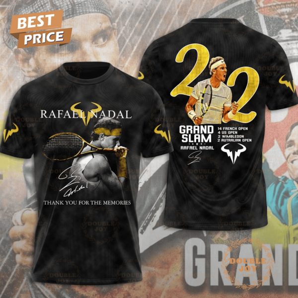 Rafael Nadal Grand Slam Thank You For The Memories Limited Edition T-Shirt, Hoodie