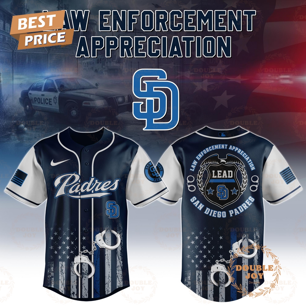 San Diego Padres Law Enforcement Appreciation Day 2025 Special Edition Baseball Jersey San Diego Padres Law Enforcement Appreciation Day 2025 Special Edition Baseball Jersey