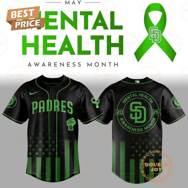 San Diego Padres Mental Health Awareness Month 2025 Limited Edition Baseball Jersey