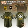 San Francisco Giants U.S. Army’s 250th Limited Edition Baseball Jersey