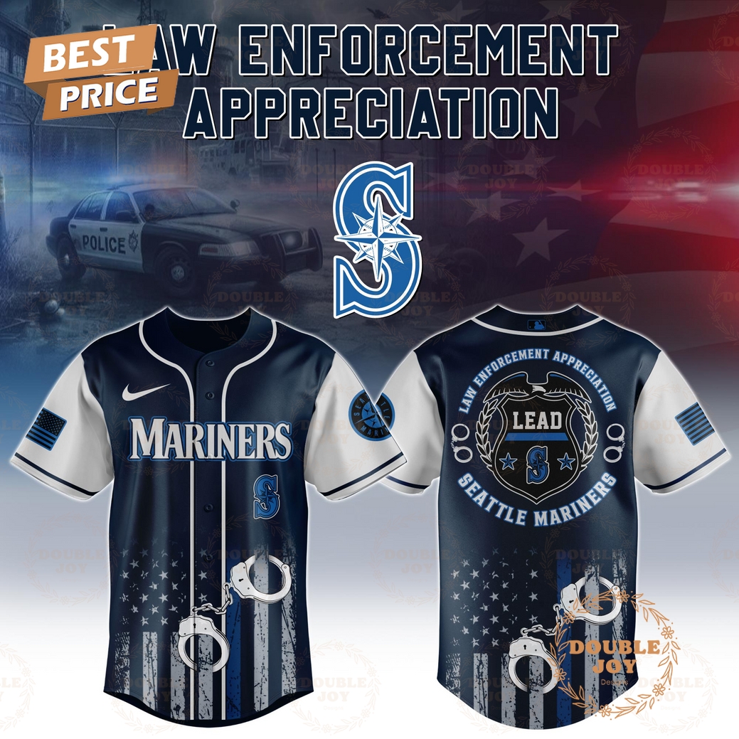Seattle Mariners Law Enforcement Appreciation Day 2025 Special Edition Baseball Jersey Seattle Mariners Law Enforcement Appreciation Day 2025 Special Edition Baseball Jersey