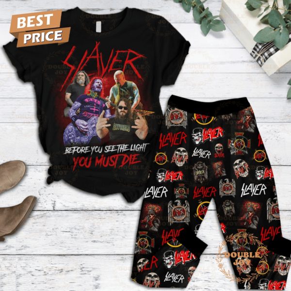 Slayer Before You See The Light You Must Die Limited Edition Fleece Pajamas Set
