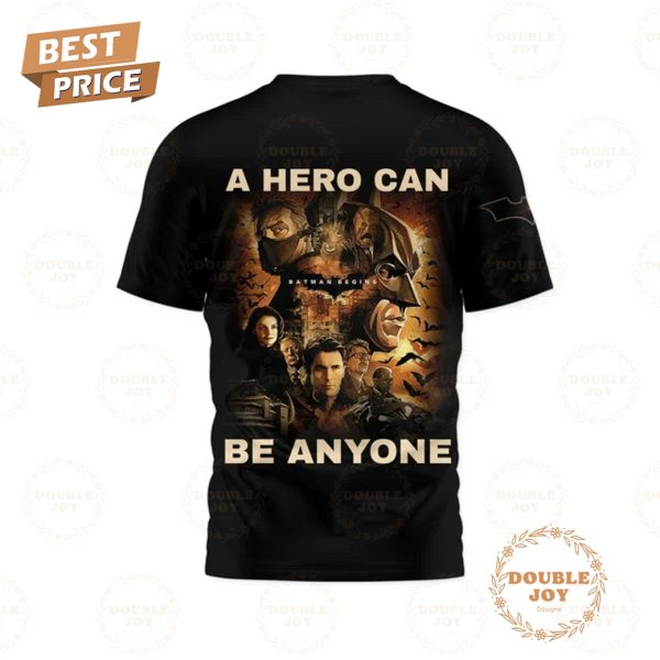 Batman Begins 20th Anniversary 2005-2025 A Hero Can Be Anyone T-Shirt, Hoodie
