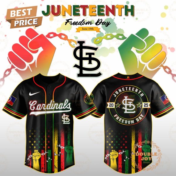 St.Louis Cardinals Juneteenth Freedom Day 2025 Special Edition Baseball Jersey