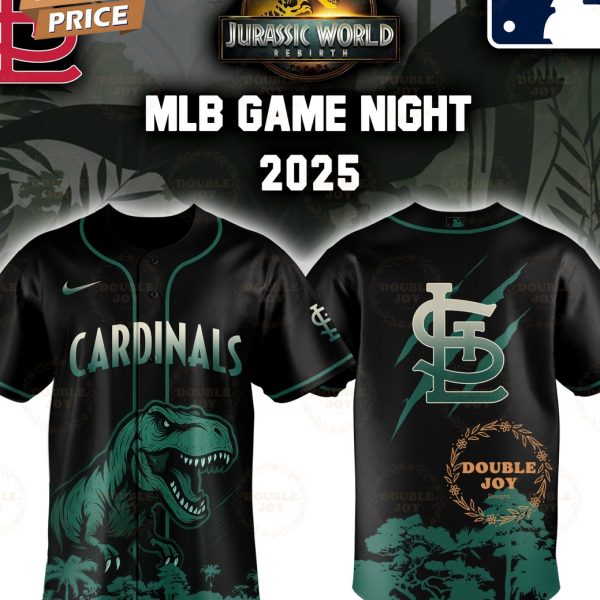 St.Louis Cardinals Jurassic World Rebirth Game Night 2025 Special Edition Baseball Jersey