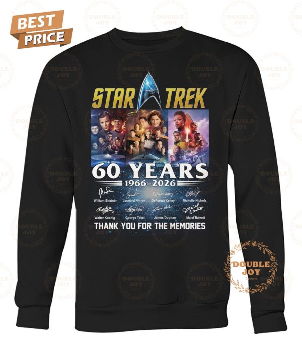 Star Trek 60 Years 1966-2026 Thank You For The Memories Limited Edition T-Shirt