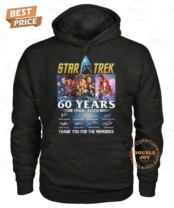 Star Trek 60 Years 1966-2026 Thank You For The Memories Limited Edition T-Shirt