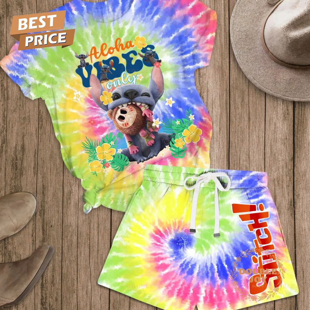 Stitch Aloha Vibes Only Special Edition Fleece Pajamas Set Stitch Aloha Vibes Only Special Edition Fleece Pajamas Set