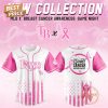 Texas Rangers 2025 Breast Cancer Awareness Game Night Special Edition Baseball Jersey