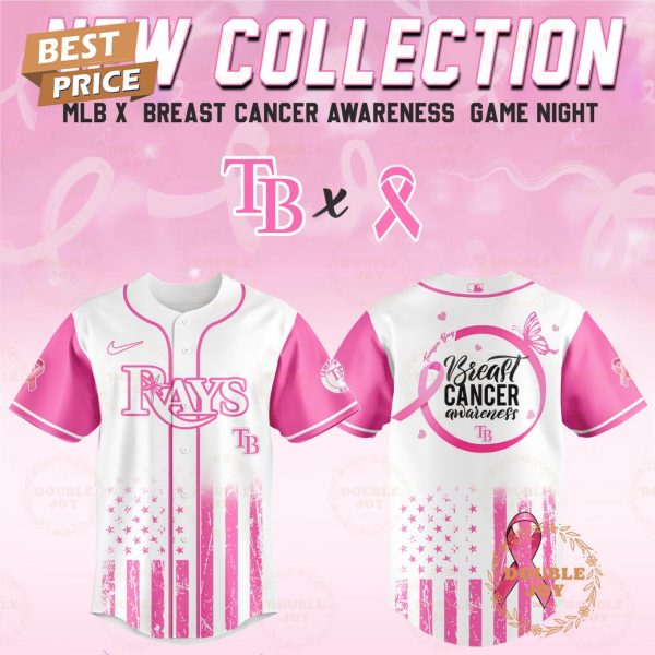 Tampa Bay Rays 2025 Breast Cancer Awareness Game Night Special Edition Baseball Jersey
