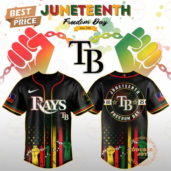 Tampa Bay Rays Juneteenth Freedom Day 2025 Special Edition Baseball Jersey