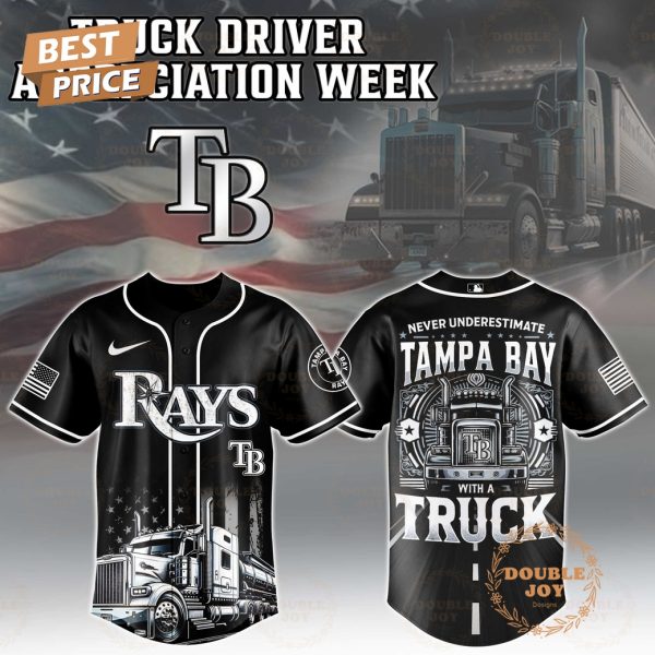 Tampa Bay Rays Truck Driver Appreciation Week 2025 Limited Edition Baseball Jersey