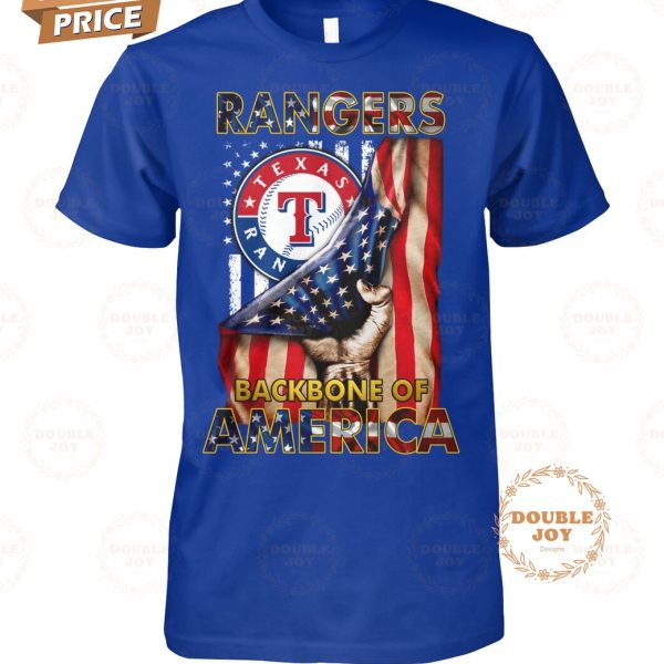 Texas Rangers Backbone Of America 2025 T-Shirt