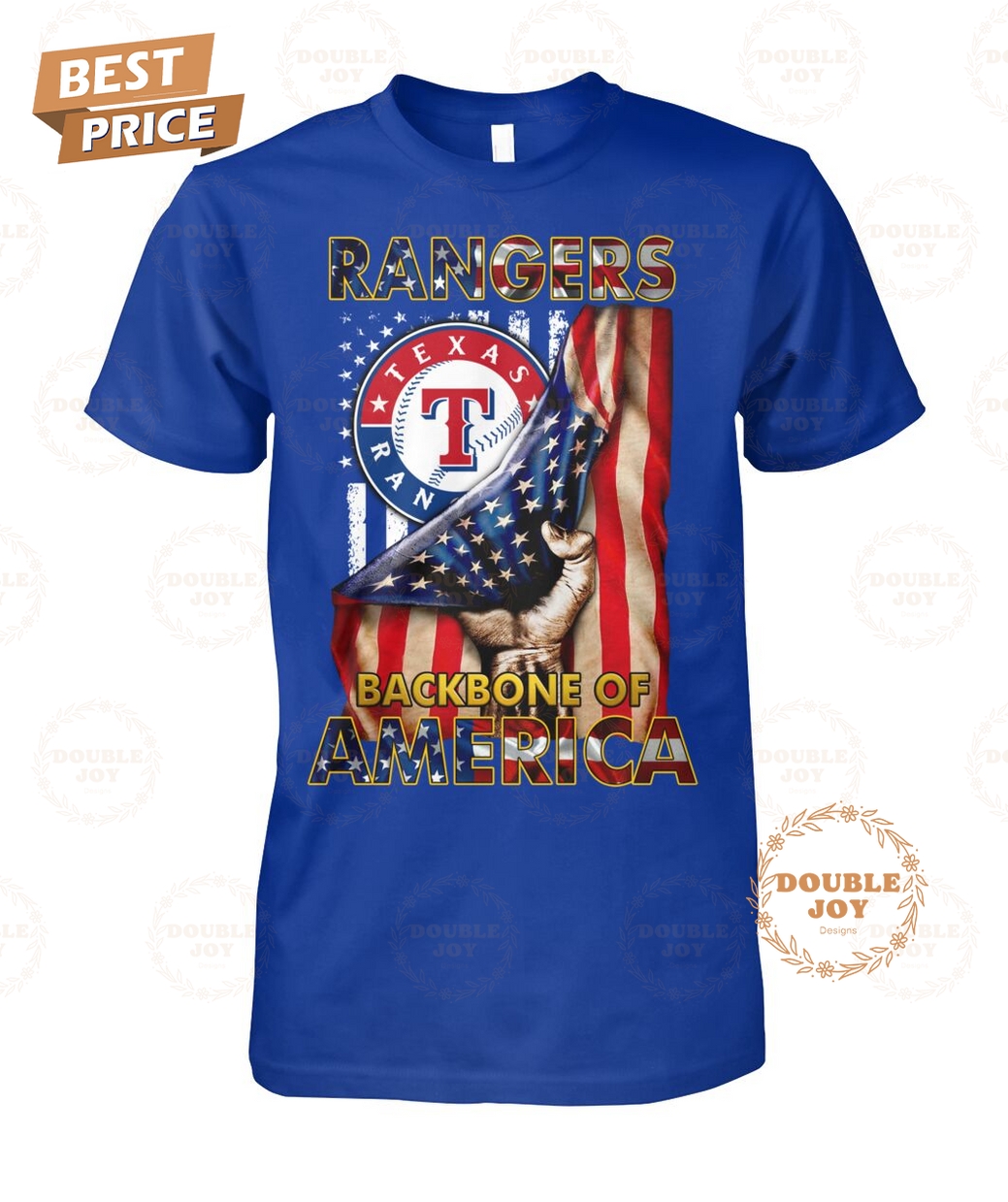 Texas Rangers Backbone Of America 2025 T-Shirt Texas Rangers Backbone Of America 2025 T-Shirt