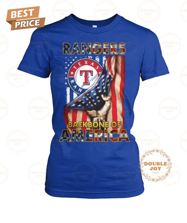 Texas Rangers Backbone Of America 2025 T-Shirt