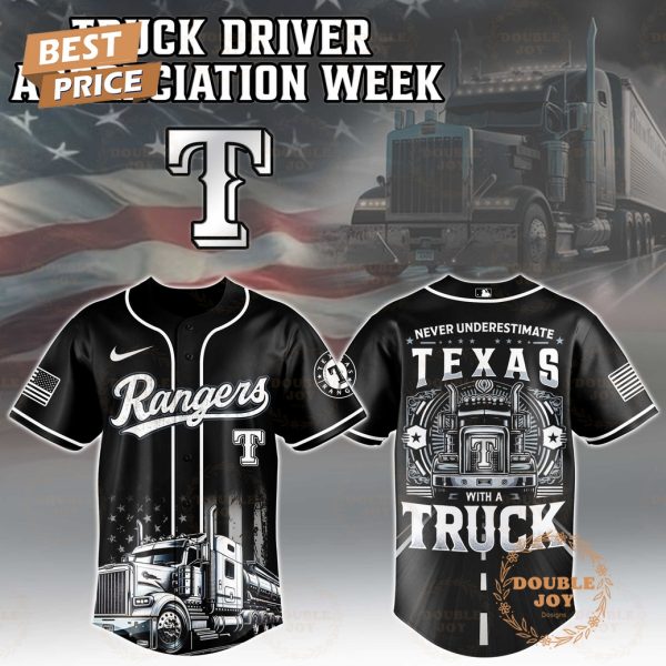 Texas Rangers Truck Driver Appreciation Week 2025 Limited Edition Baseball Jersey