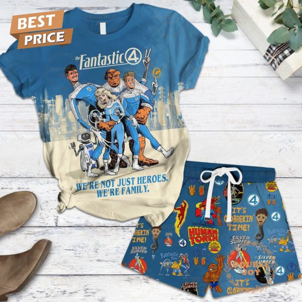 The Fantastic 4 We’re Not Just Heroes We’re Family Fleece Pajamas Set
