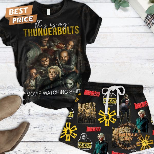 This Is My Thunderbolts Movie Watching Shirt Fleece Pajamas Set