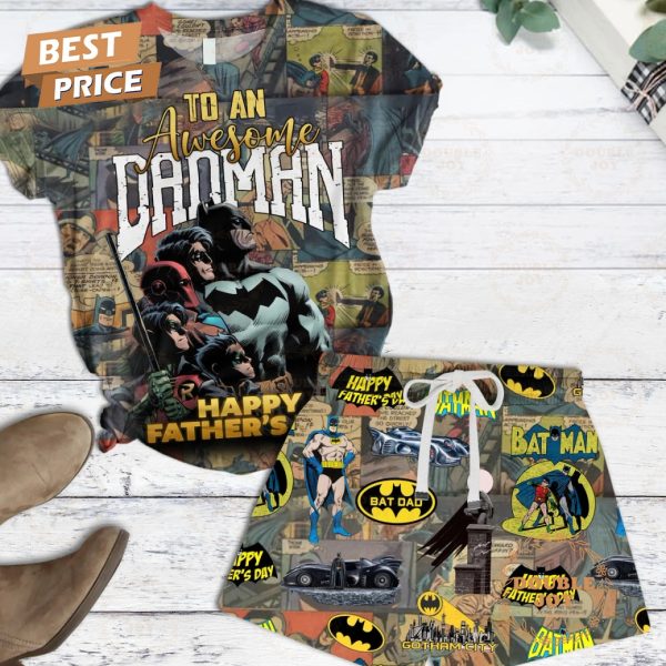 To An Awesome Badman Happy Father’s Day Limited Edition Fleece Pajamas Set