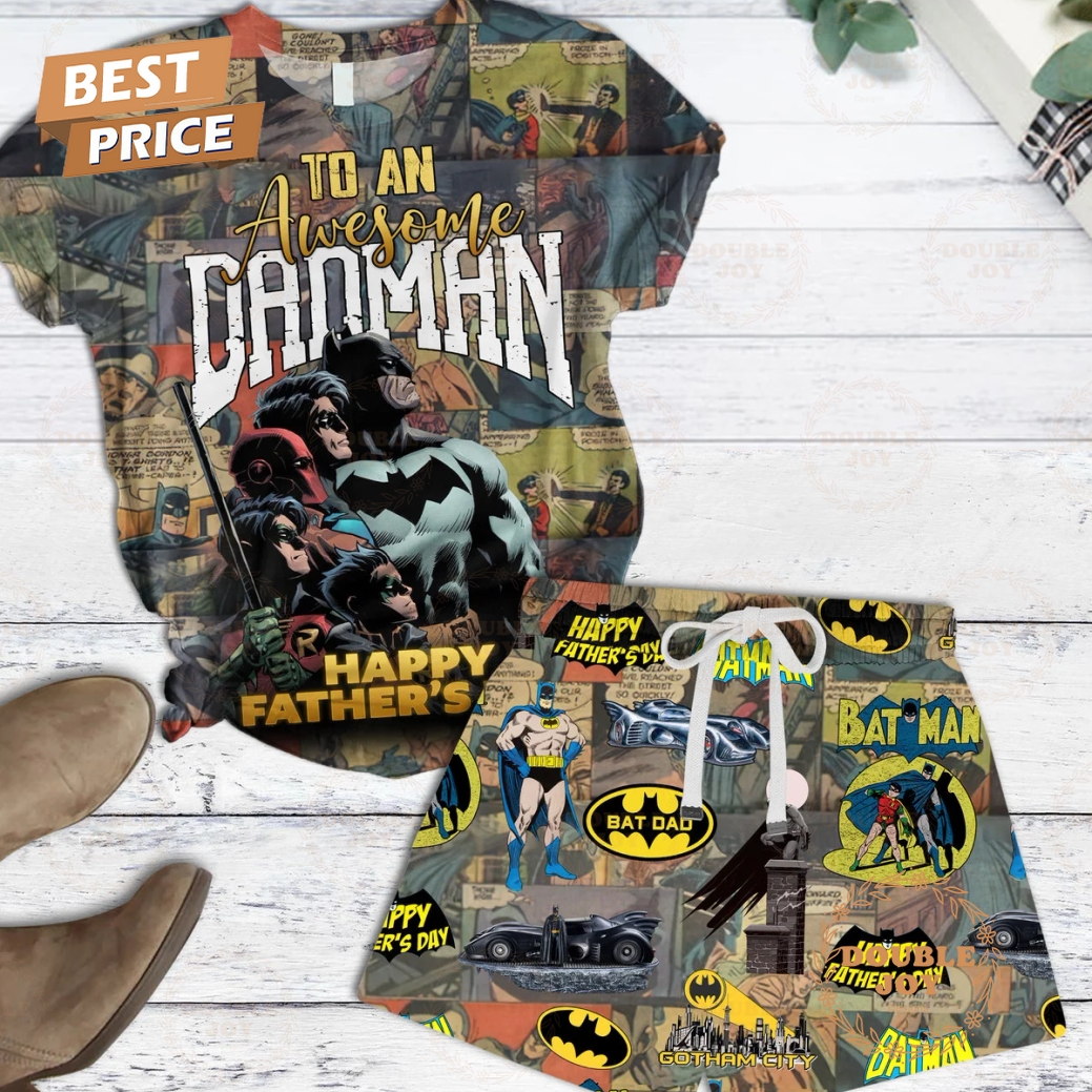 To An Awesome Badman Happy Father's Day Limited Edition Fleece Pajamas Set To An Awesome Badman Happy Father's Day Limited Edition Fleece Pajamas Set