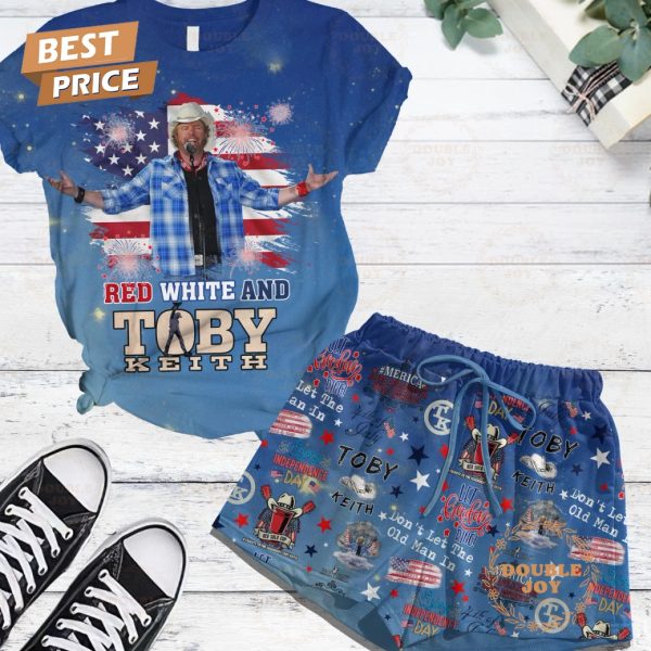 Toby Keith Red White And… 4th Of July Limited Edition Fleece Pajamas Set
