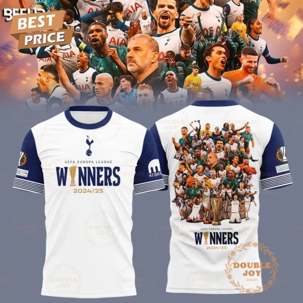 Tottenham Hotspur F.C UEFA Europa League Winners 2024 25 Limited Edition T-Shirt, Hoodie