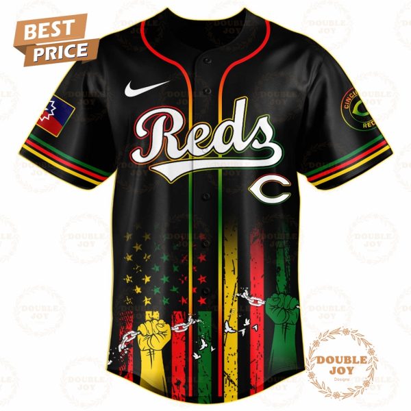 Cincinnati Reds Juneteenth Freedom Day 2025 Special Edition Baseball Jersey