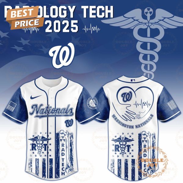 Washington Nationals Radiology Tech Night 2025 Limited Edition Baseball Jersey