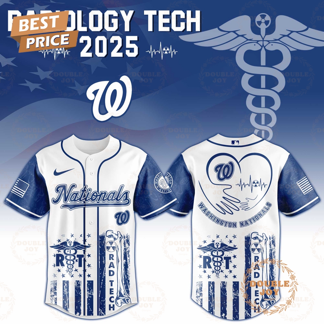 Washington Nationals Radiology Tech Night 2025 Limited Edition Baseball Jersey Washington Nationals Radiology Tech Night 2025 Limited Edition Baseball Jersey