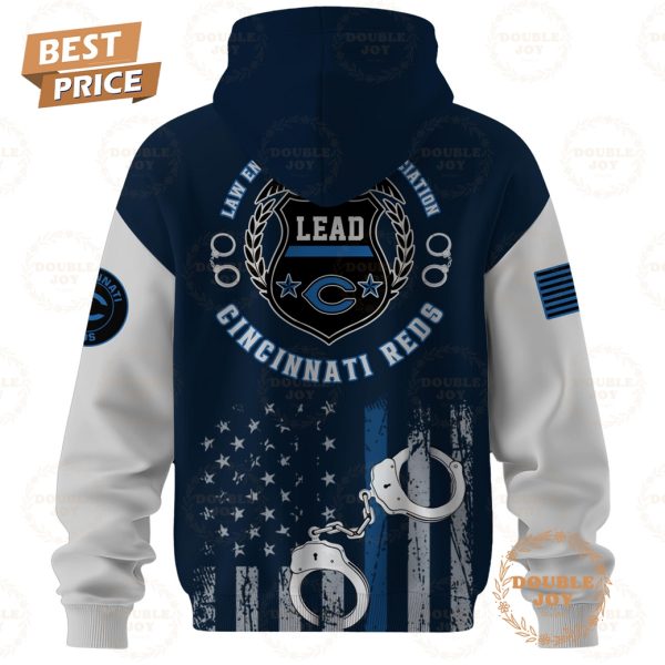 Cincinnati Reds Law Enforcement Appreciation Day 2025 Special Edition Hoodie