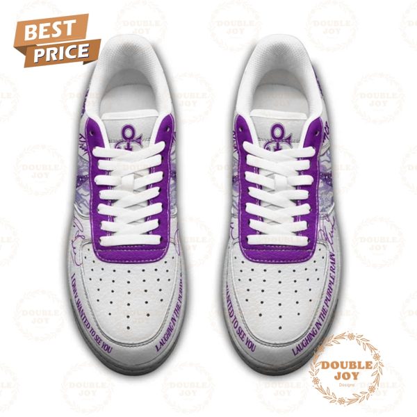Prince Laughing In The Purple Rain 2025 Limited Edition Air Force 1 Sneakers