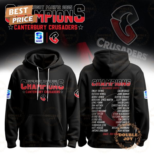 Super Rugby Pacific 2025 Champions Canterbury Crusaders Limited Edition T-Shirt, Hoodie