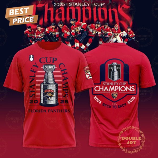 2024 Back To Back 2025 Florida Panthers Stanley Cup Champions Special Edition T-Shirt, Hoodie